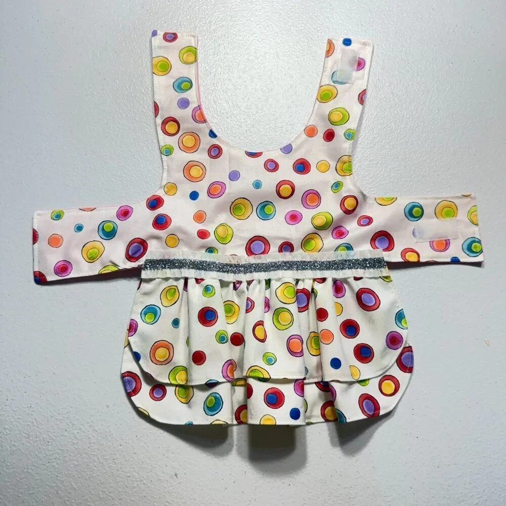 Luxury Polka Dot Dog Dress Cute Party Outfit for Small Dogs Comfortable Small